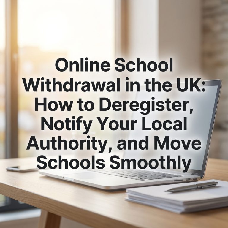 Online School Withdrawal in the UK: How to Deregister, Notify Your Local Authority, and Move Schools Smoothly