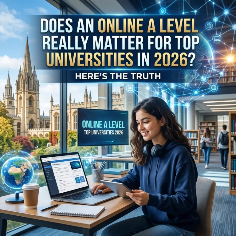 Does an Online A Level Really Matter for Top Universities in 2026? Here’s the Truth
