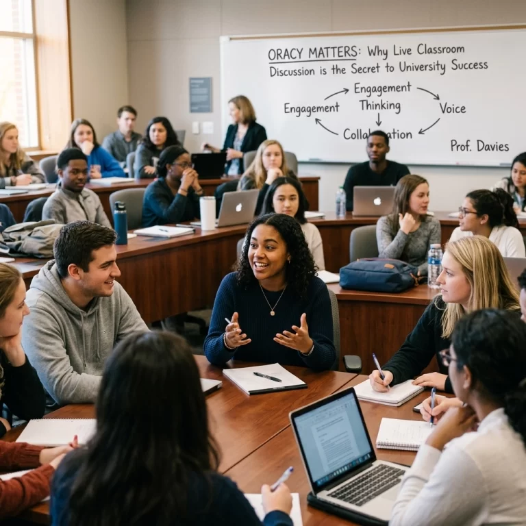 Oracy Matters: Why Live Classroom Discussion is the Secret to University Success