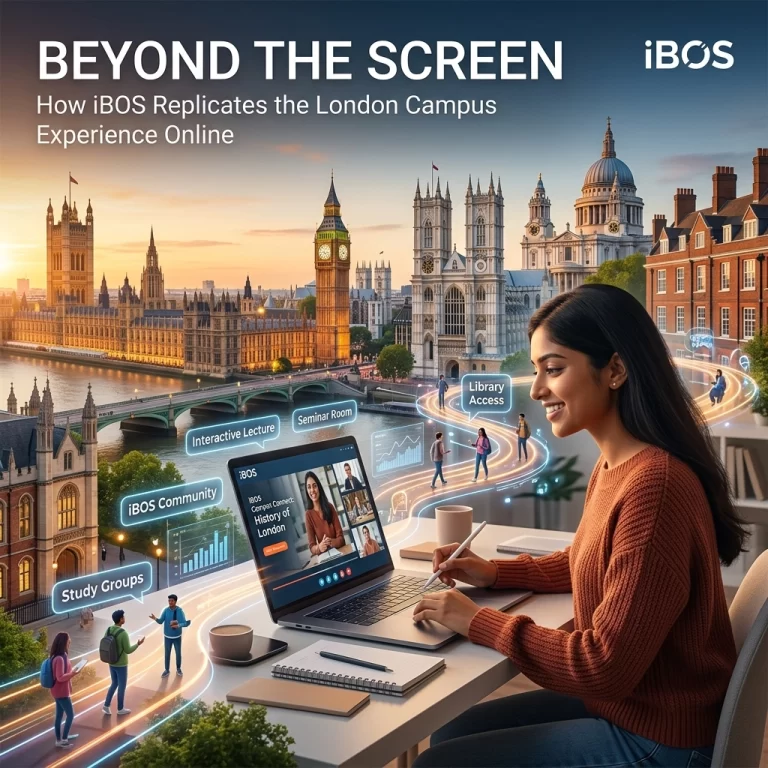 Beyond the Screen: How iBOS Replicates the London Campus Experience Online