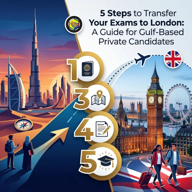 5 Steps to Transfer Your Exams to London: A Guide for Gulf-Based Private Candidates